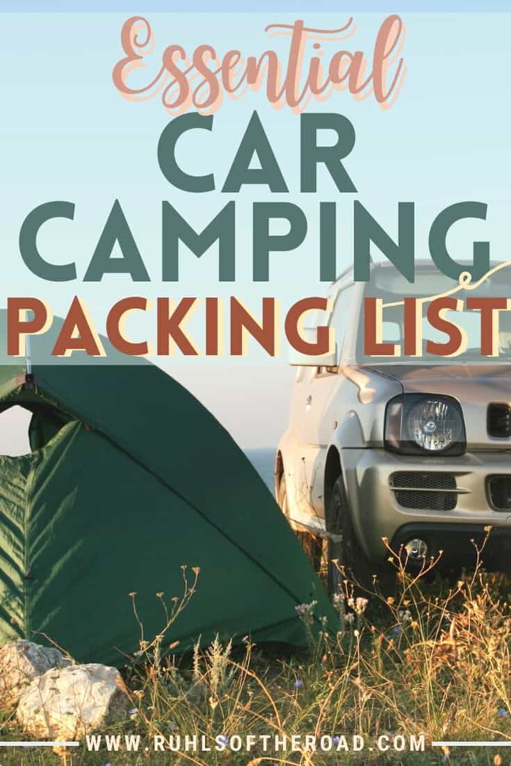 car camping road trip